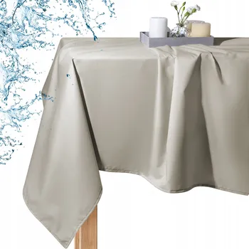 Prostěradlo OBRUS OGRODOWY PLAMOODPORNY VODĚODOLNÝ TERASA BALKON VENKOVNÍ 140X180 TAUPE