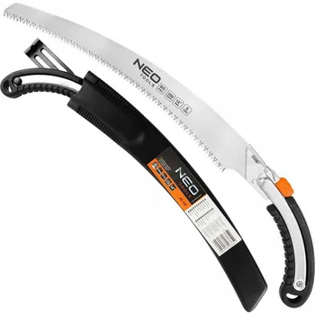 Ruční pilka NEO Zahradní pilka prořezávací zahnutá s pouzdrem 6 TPI 3D