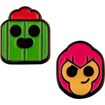 Chlapecká mikina Set odznáčků Brawl Stars - Colt & Spike Vícebarevná