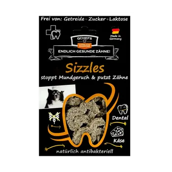 Pro koně Krekry na čištění zubů pro psy Sizzles, Sáček 63g