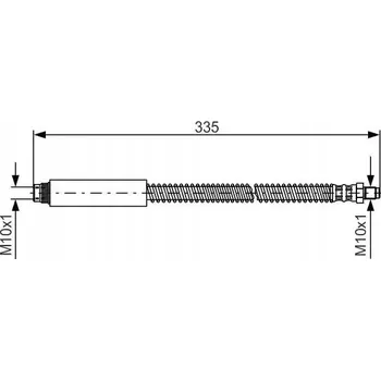 Brzdová hadice Bosch 1 987 476 078 Brzdová hadice flexibilní