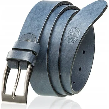 Opasek BETLEWSKI Pásek pánský kožený značkový, ideální k džínám, odolný a pevný, 135 cm