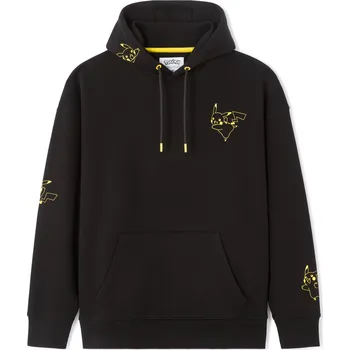 Pánské oblečení Černá mikina Celio Pokemon Celio černá | žlutá 3505112