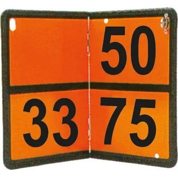 Tabulka jednoúčelová s lisovanými čísly, skládací 50/3375 (40 x 30 cm)