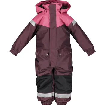 Snowboardové kalhoty Dětský zimní overal FIVE SEASONS-JAFFNA OVERALL JR-Grape wine Fialová 74/80