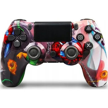 Gamepad Bezdrátový ovladač pro PS4 Elektron, vícebarevný