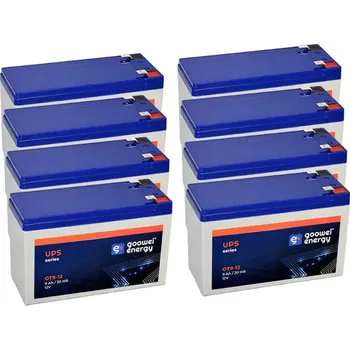 Záložní baterie Baterie pro UPS (8x Goowei Energy OT9-12)