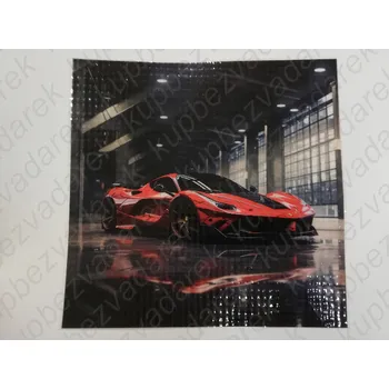 Nažehlovací obrázek na folii - auto č.2 - 22 x 22 cm