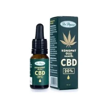CBD Dr. Popov CBD 20% Konopný olej 10 ml