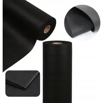 Mulčovací textilie FIZELINA wigofil FLIZELINA PODBICIOWA 80 g/m2 NETKANÁ TEXTILIE ČERNÁ silná 10 metrů