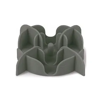 Miska pro psa Šedá silikonová miska pro pomalé krmení Zolux 0 l