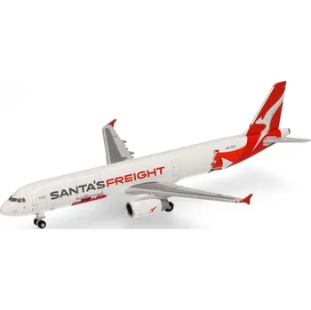 Modelářství Herpa - Airbus A321-231(P2F), Qantas Freight "Santa's Freight, Milky Way", Austrálie, 1/500