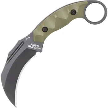 kapesní nůž Halfbreed Blades Boj na blízko - Pevná čepel CQB-02P - K340-Ranger Green