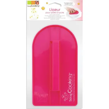 Zednické hladítko Cakesupplies Hladítko na fondán růžové