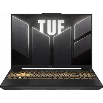 Notebook ASUS TUF Gaming F16 FX607VU-I5165 Core 5 210H 16.0" FHD+ 144Hz Value IPS-level 300nits AG 16GB DDR5 SSD512 GeForce RTX 4050 6GB LAN WLAN+BT Cam720p 56Wh NoOS Mecha Gray