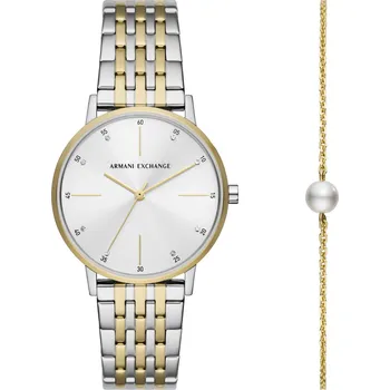 Hodinky Armani Exchange dámská dárková sada hodinek Lola a náramku AX7156SET