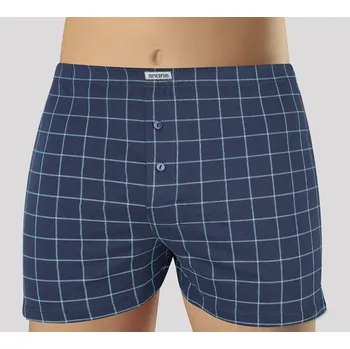 Trenýrky Trenýrky Andrie PS 5716 Barva: modré s modrým kárem, Velikost: 46/48 (M)