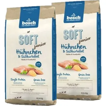 Krmivo pro psa Bosch Soft Junior s kuřecím masem a sladké brambory 2x12,5kg
