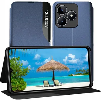 Pouzdro na mobilní telefon Pouzdro s klopou MBM pro realme C53, modré