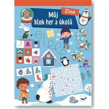 interaktivní kniha Svojtka Můj blok her a úkolů Zima 4+