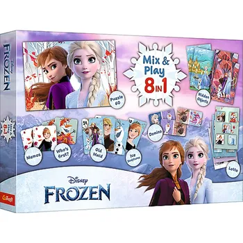 Desková hra Trefl Mix & Play 8v1 Ledové království