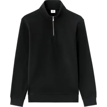 Pánské oblečení Celio Metreuk mikina se stojacím límcem Celio černá 3504937