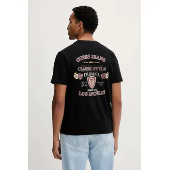 Pánská móda Bavlněné tričko Guess Jeans M5BI41.K8FQ4 černá 99X, vel. XL