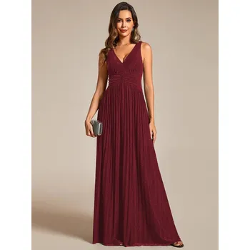 Dámské šaty Ever Pretty luxusní bordo šaty 2133 *Velikost: M / 38 / 06 / 10