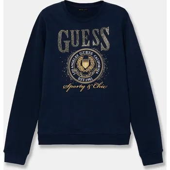 Chlapecká mikina Dětská bavlněná mikina Guess J5RQ05.KAD74.PPYA námořnická modř 59X, vel. 125-135