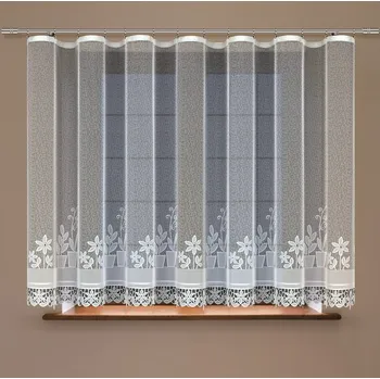 Záclona kusová Tiara 160 x 400 cm