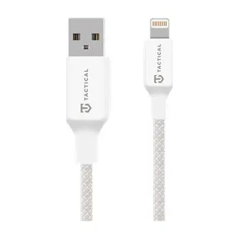 Datový kabel Tactical Stitch Thread Cable USB-A/Lightning 2m White
