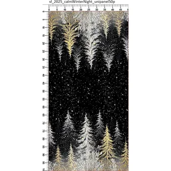 Panel- Velur na polštářek - Stromky