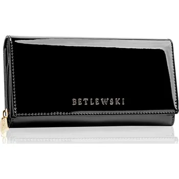 Peněženka Betlewski dámská peněženka z pravé kůže černá
