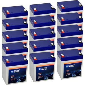 Záložní baterie Baterie pro UPS (15x Goowei Energy OT5-12 F2)