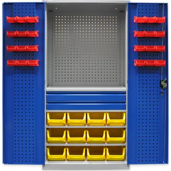 Skříňka na nářadí Enprag Dílenská skříň se zásuvkami a plastovými boxy JF-TC02_var_2