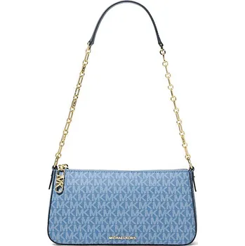 Michael Kors kabelka Empire medium logo modrá