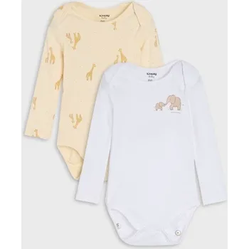 Dětská móda Sinsay - Sada 2&nbsp;body - bílá - 425CR-00X - 425CR-00X-98