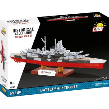 Stavebnice COBI Cobi 4853 II WW Battleship Tirpitz, 1:700, 593 k - expresní doprava