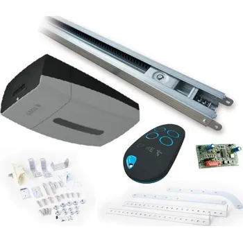 Sada garážových vrat CAME VER06DES ATOMO s dvoudílnou kolejnicí na 330cm řetězu.