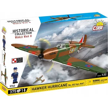 Stavebnice COBI Sravebnice Cobi 5762 Hawker Hurricane No.302 Sqn. RAF 375 dílů