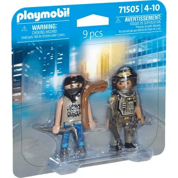 Stavebnice Playmobil DuoPack Policista a zloděj PLAYMOBIL® 71505