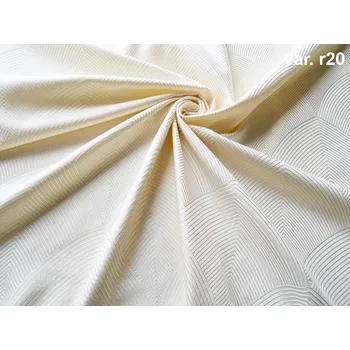 HEDVA ČESKÝ BROKÁT Luxusní brokát 160 51308 LOMENÝ OBLOUK ecru | R20