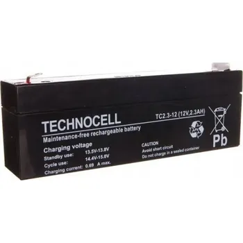 Trakční baterie Baterie AGM TECHNOCELL řady TC 12V 2,3Ah
