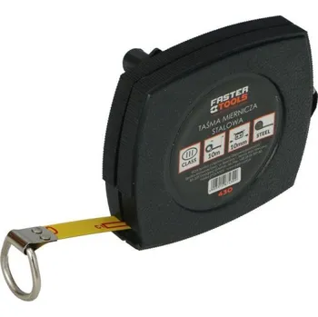 metr Pásmo měřící ocelové 20 m, FASTER TOOLS