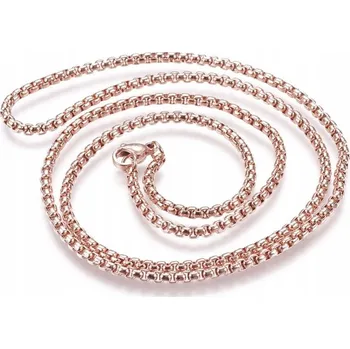 Náhrdelník Náhrdelník Řetízek Nerezová Ocel 60cm 1 Ks