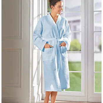 Dámský župan 3Pagen Župan světle modrá XL