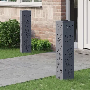 Venkovní osvětlení Solární LED Cestovní Světlo 2 pcs Antracit