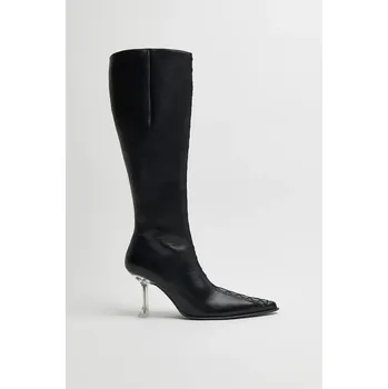 Dámské kozačky Kožené kozačky Miista Aline MI.5294 černá 99X, EUR 41