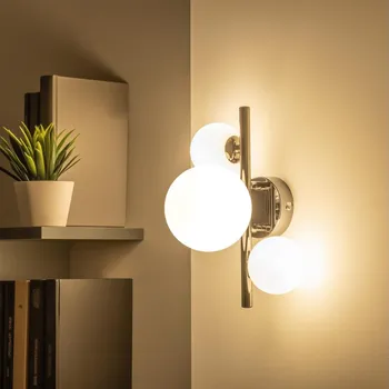 Nástěnné svítidlo Brilagi - LED Nástěnné svítidlo MILLA 3xG9/3W/230V černý chrom/bílá