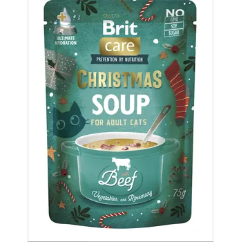 Krmivo pro kočku Brit Care Cat Christmas Beef Soup 75 g